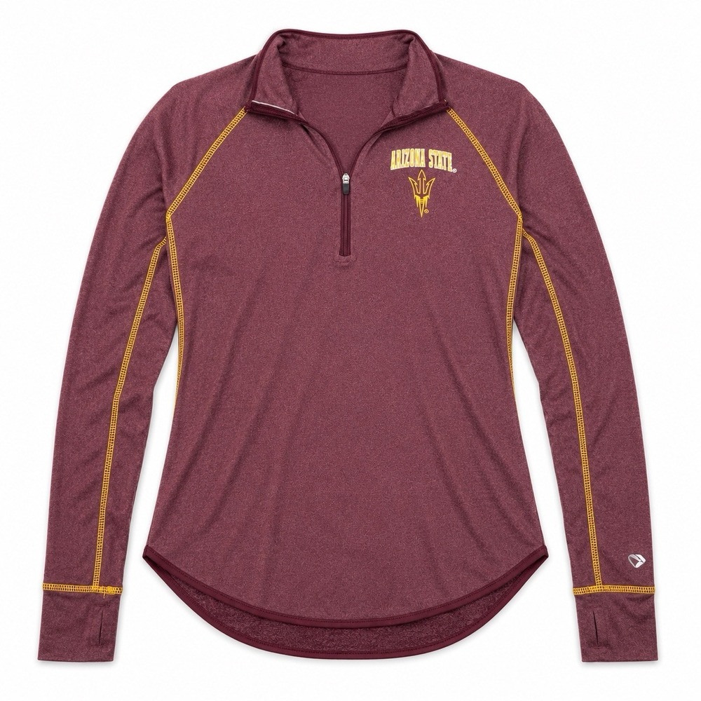Arizona State Pullover Women's S Quarter Zip ASU Sun Devils Performance Shirt